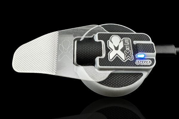 XactLite Pro tint light shown with integrated 1500mAh lithium battery