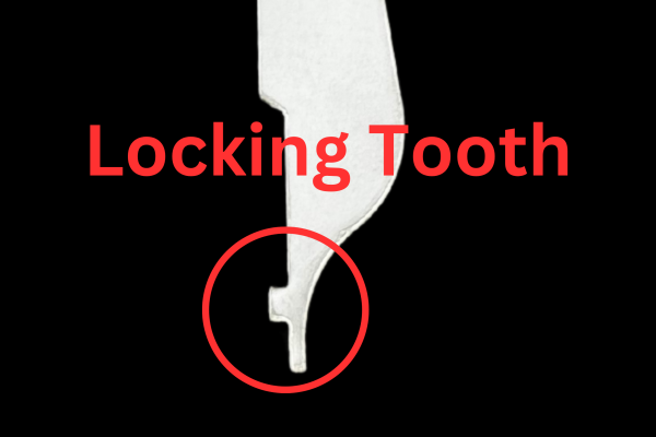 Locking tooth design